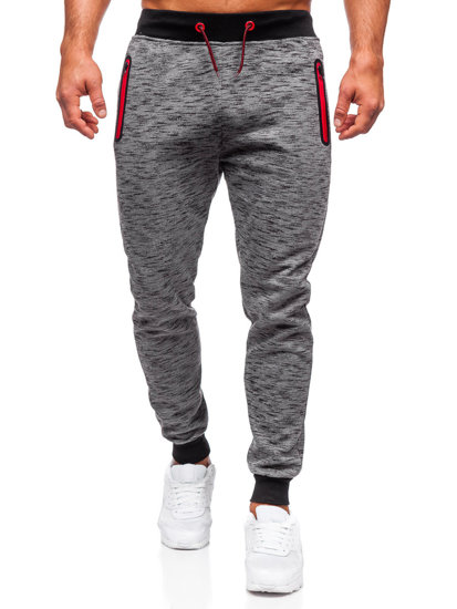 Pantaloni di tuta da uomo grafite Bolf 55037