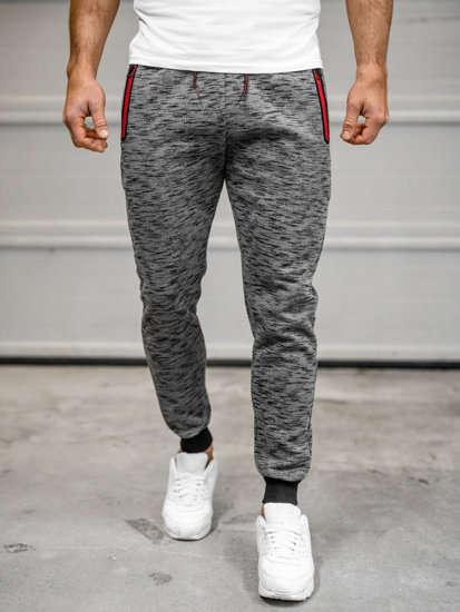 Pantaloni di tuta da uomo grafite Bolf 55037A