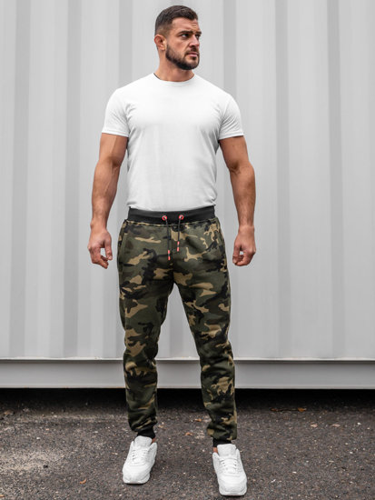 Pantaloni di tuta da uomo mimetico-khaki Bolf KZ15A