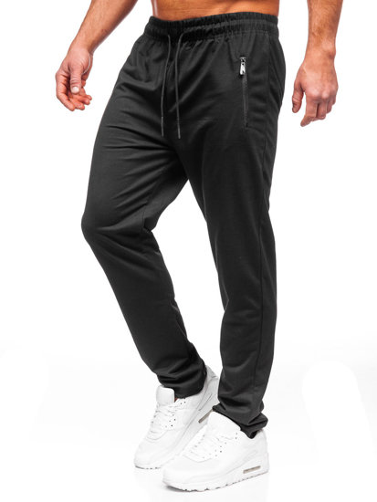 Pantaloni di tuta da uomo neri Bolf JX6115