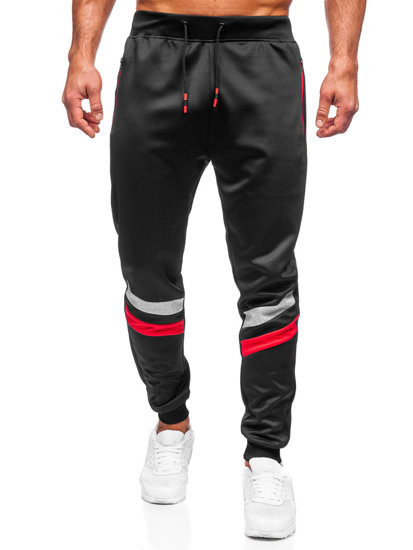 Pantaloni di tuta da uomo neri Bolf K10015