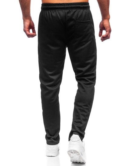 Pantaloni di tuta senza guardolo da uomo neri Bolf JX8106