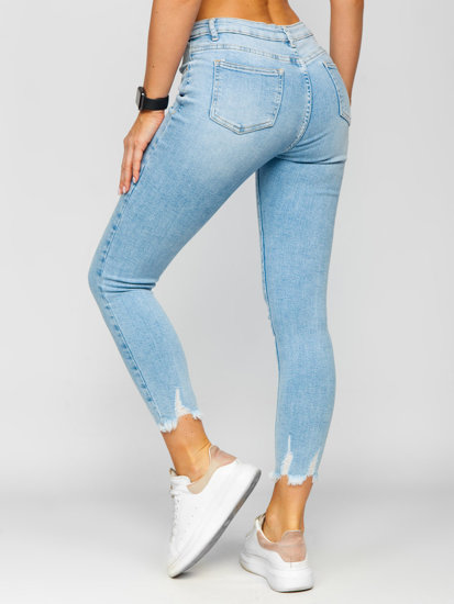 Pantaloni in denim Skinny da donna celesti Bolf S9983