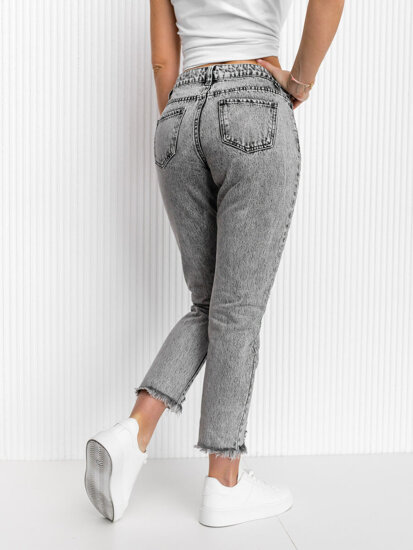 Pantaloni in jeans da donna grigi Bolf Y984