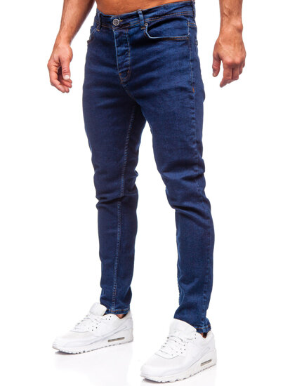 Pantaloni in jeans regular fit da uomo azzurro Bolf 6296