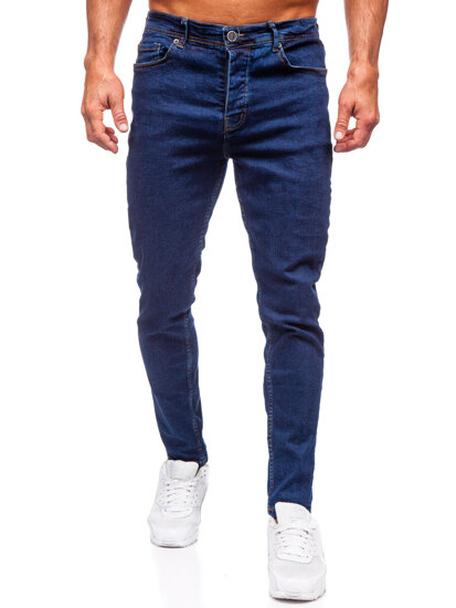 Pantaloni in jeans regular fit da uomo azzurro Bolf 6296