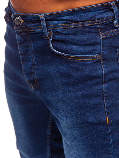 Pantaloni in jeans regular fit da uomo azzurro Bolf 6297