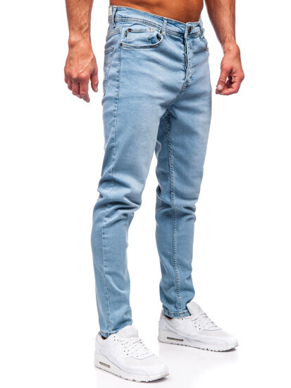 Pantaloni in jeans regular fit da uomo azzurro Bolf 6324