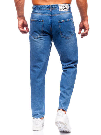 Pantaloni in jeans regular fit da uomo azzurro Bolf GT22