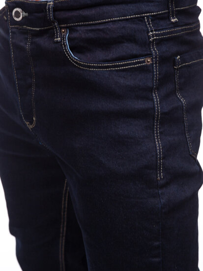 Pantaloni in jeans regular fit da uomo blu Bolf 5261