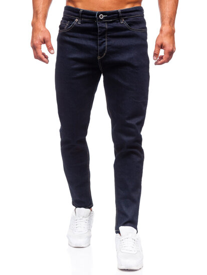 Pantaloni in jeans regular fit da uomo blu Bolf 5261