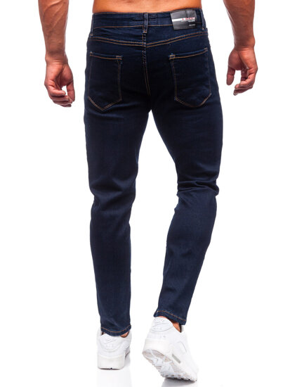 Pantaloni in jeans regular fit da uomo blu Bolf 5305