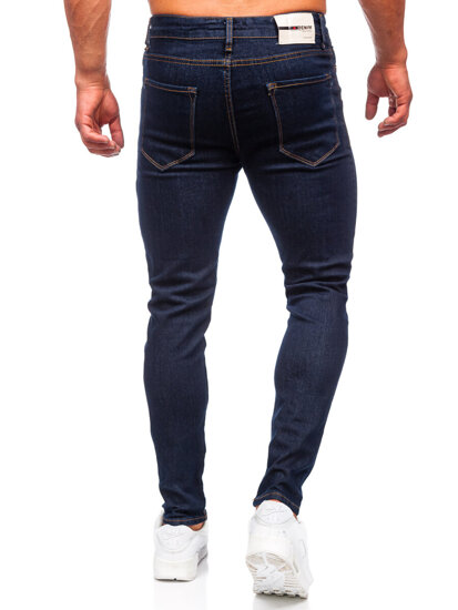 Pantaloni in jeans regular fit da uomo blu Bolf 5310