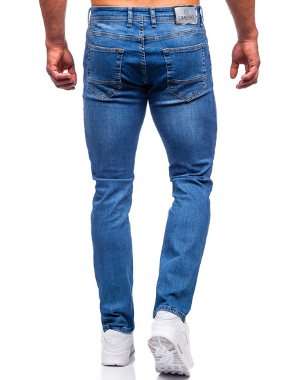 Pantaloni in jeans regular fit da uomo blu Bolf 6356