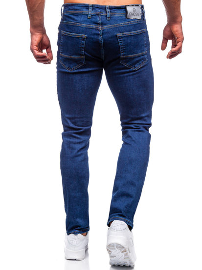 Pantaloni in jeans regular fit da uomo blu Bolf 6558