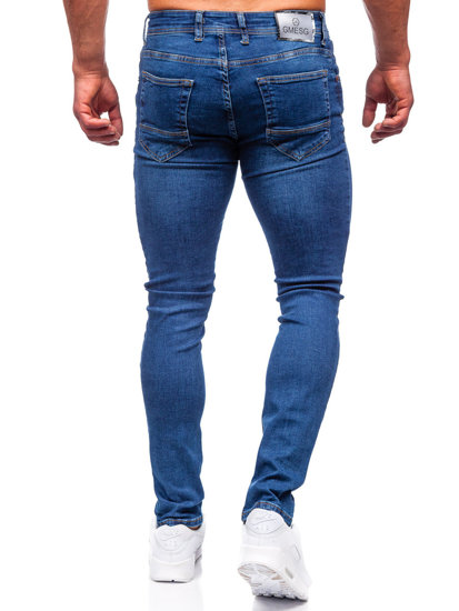 Pantaloni in jeans regular fit da uomo blu Bolf 6767R