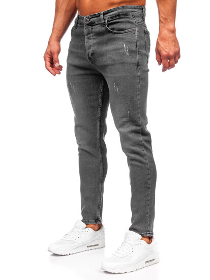 Pantaloni in jeans regular fit da uomo grafite Bolf 6073