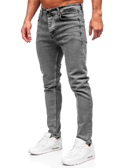 Pantaloni in jeans regular fit da uomo grafite Bolf 6345