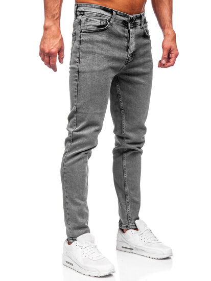 Pantaloni in jeans regular fit da uomo grafite Bolf 6345