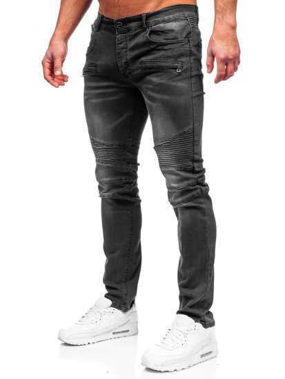 Pantaloni in jeans regular fit da uomo grafite Bolf MP0029G