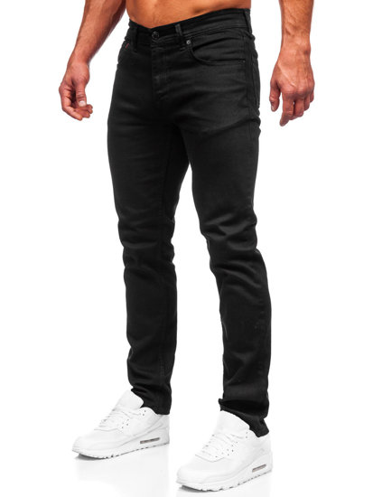 Pantaloni in jeans regular fit da uomo neri Bolf 6525R