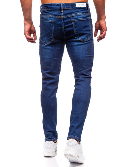 Pantaloni in jeans slim fit da uomo azzurro Bolf 6290