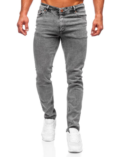 Pantaloni in jeans slim fit da uomo grafite Bolf 6187