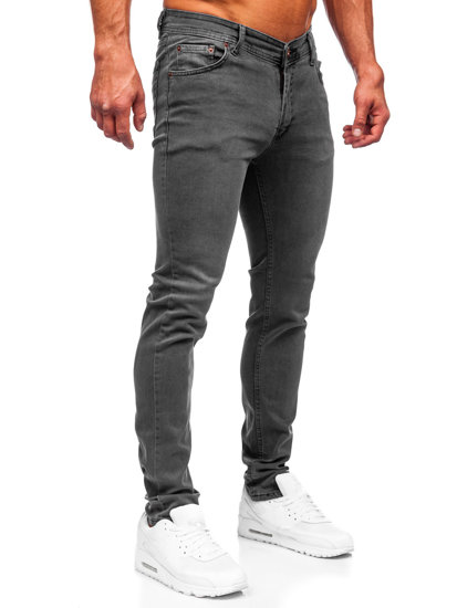 Pantaloni in jeans slim fit da uomo grafite Bolf 6220