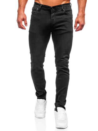 Pantaloni in jeans slim fit da uomo neri Bolf 6693S