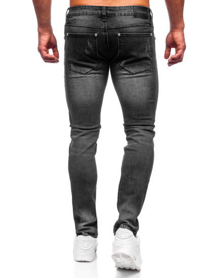 Pantaloni in jeans slim fit da uomo neri Bolf MP0057N