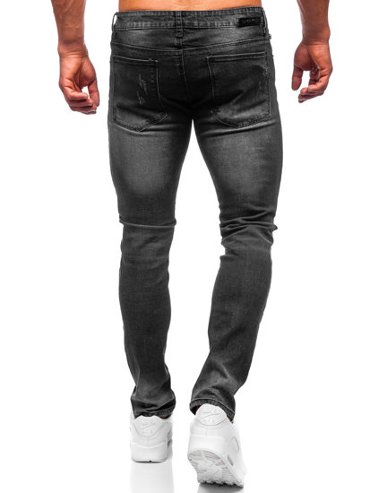 Pantaloni in jeans slim fit da uomo neri Bolf MP0066N