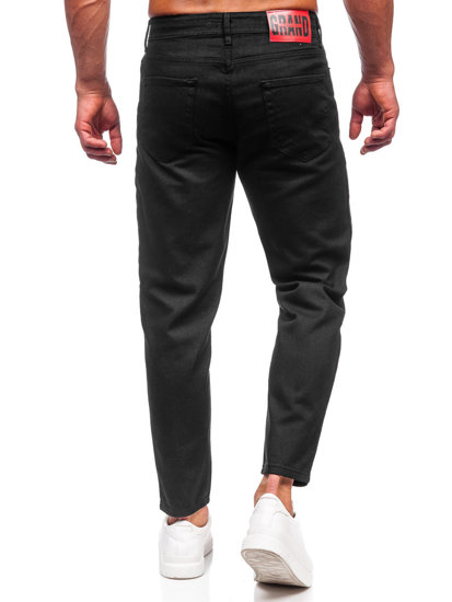 Pantaloni in tessuto da uomo neri Bolf GT