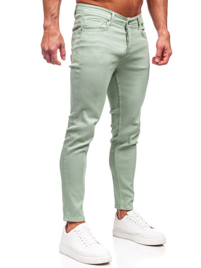 Pantaloni in tessuto da uomo verdi Bolf GT-S