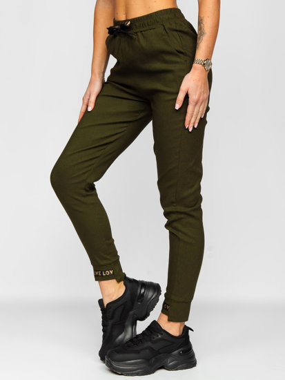 Pantaloni jogger da donna khaki Bolf AF5119ND