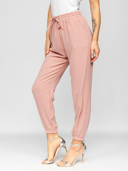 Pantaloni jogger da donna rosa Bolf W5071