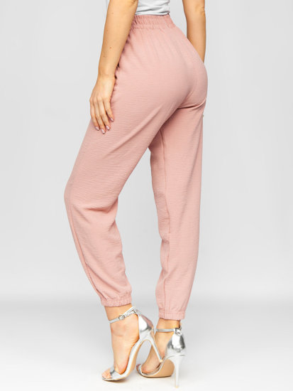 Pantaloni jogger da donna rosa Bolf W5071