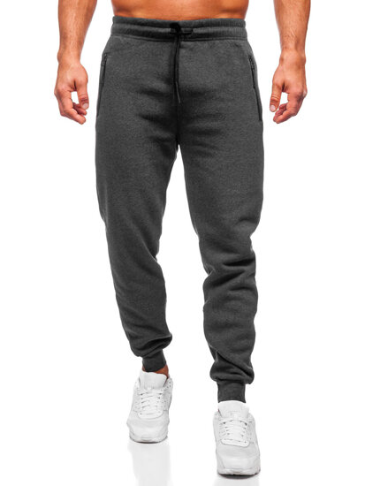 Pantaloni jogger da tuta da uomo grafite Bolf JX6205