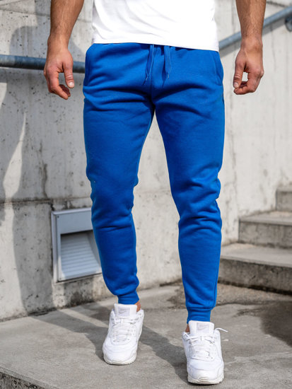 Pantaloni jogger da uomo azzurri Bolf CK01