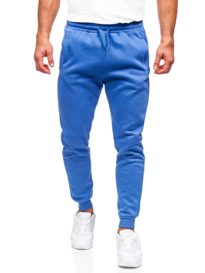 Pantaloni jogger da uomo azzurri Bolf CK01