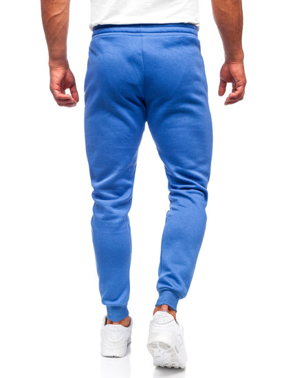 Pantaloni jogger da uomo azzurri Bolf CK01