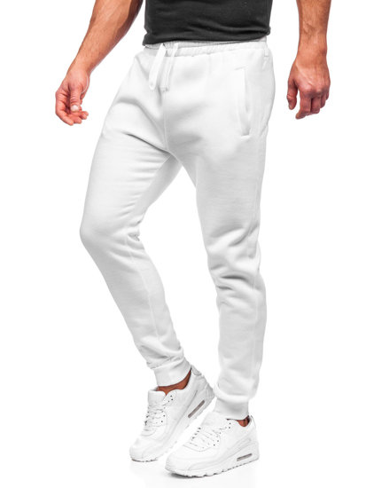 Pantaloni jogger da uomo bianchi Bolf CK01