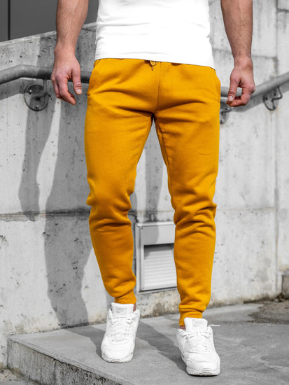 Pantaloni jogger da uomo cammello Bolf CK01