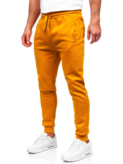 Pantaloni jogger da uomo cammello Bolf CK01