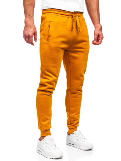 Pantaloni jogger da uomo cammello Bolf CK01