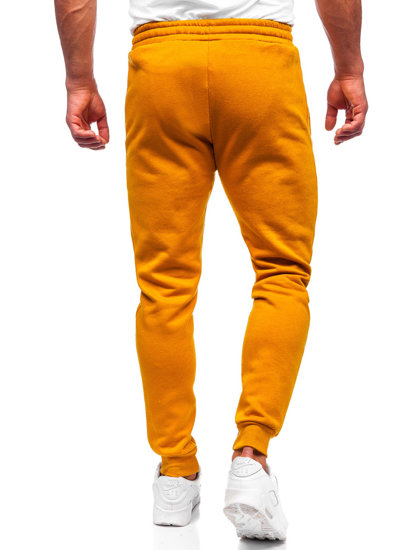 Pantaloni jogger da uomo cammello Bolf CK01