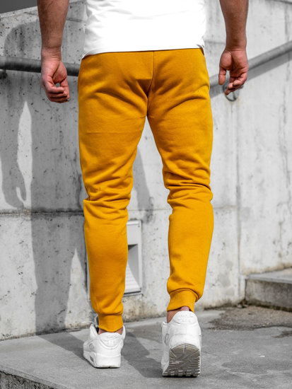 Pantaloni jogger da uomo cammello Bolf CK01