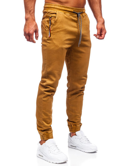 Pantaloni jogger da uomo cammello Bolf KA1219