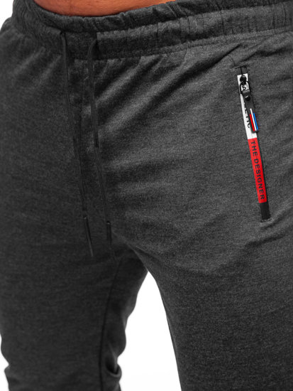 Pantaloni jogger da uomo grafite Bolf JX5007