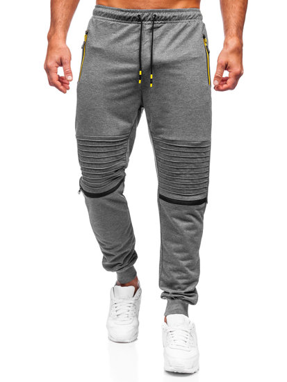 Pantaloni jogger da uomo grafite Bolf K10330