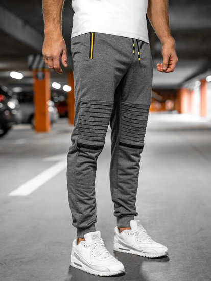 Pantaloni jogger da uomo grafite Bolf K10330